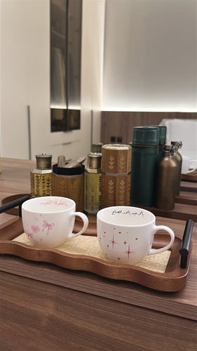 كوب V60 حلوه العيد وردي