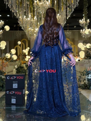 فستان سهرة يشري لحظاتك الراقية بإطلالة تخطف الأنظا...