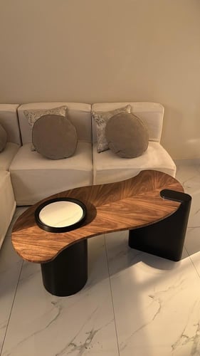 طاولة ضيافة سطح قشرة جوز الهند tl