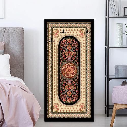 لوحة ديكور مع علاقة عبايات طباعة كانفس مقاس 150*75...