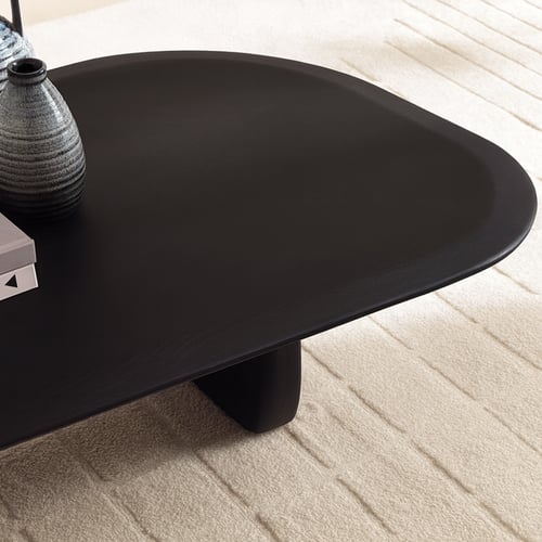 طاولة ضيافة خشب أسود سنديان - بتصميم فاخر وأنيق