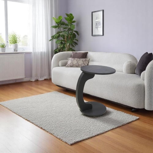 طاولة خدمة خشب أسود