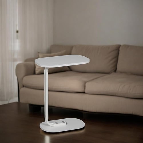 طاولة خدمة سطح بني مع قاعدة اسود - متعددة الألوان