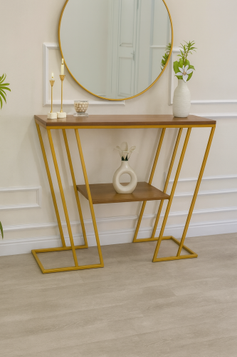 كنسول مدخل بتصميم حديث – فخامة وعملية في آن واحد