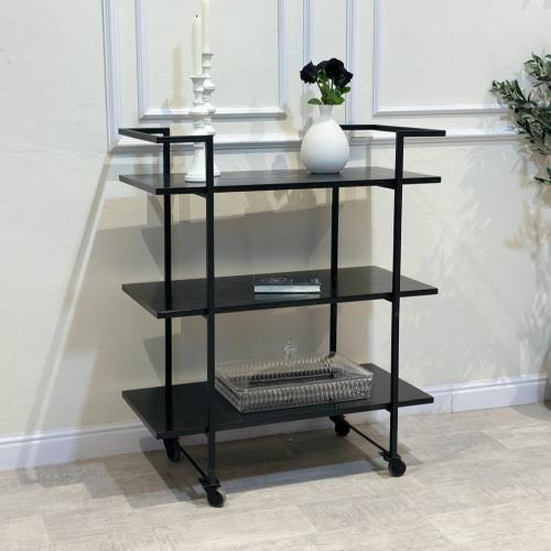 عربية تقديم خشب سنديان اسود (TL)