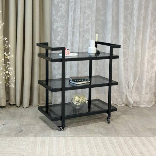 عربية تقديم 3 دور لون أسود زجاج أسود