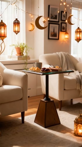 طاولة خدمة خشب بني عمود أسود سطح زجاج مراية