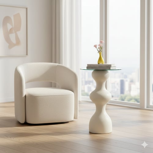 طاولة خدمة شكل كوره مقاس 35 سم (MG)