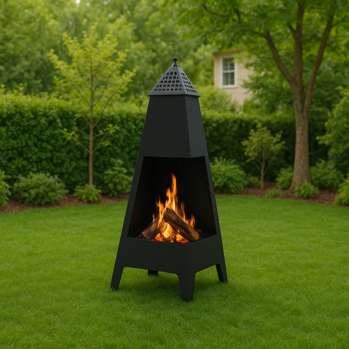 منقل شوي شكل هرم بعجلات متحركة *winter (TL)