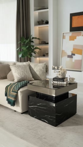 طاولة جانبية بديل رخام