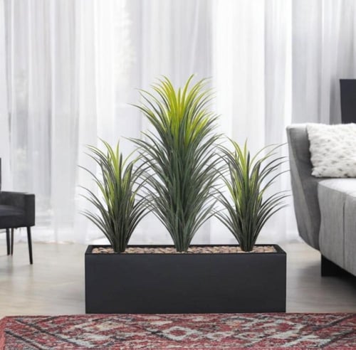 صبار وسط 3فروع حوض مستطيل فيبر