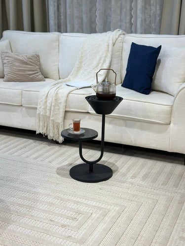 طاولة خدمة مع موقد شكل مودرن عملية وفاخرة *winter...