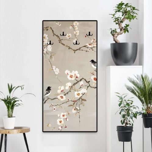 لوحة ديكور مع علاقة عبايات طباعة كانفس مقاس 150*75...