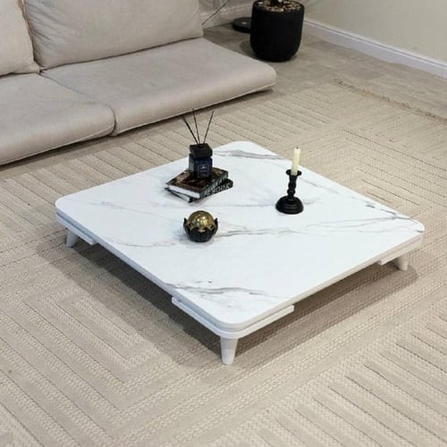 طقم طاولات ارضي مع 4 خدمة