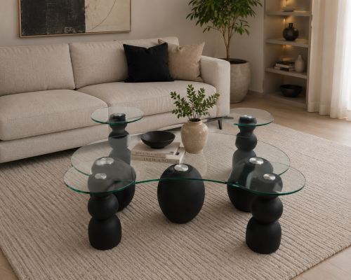 طقم طاولات ضيافة بتصميم مبتكر