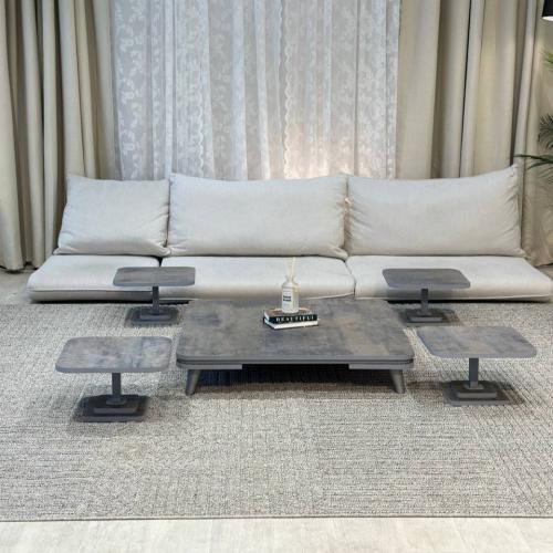 طقم طاولات ارضي مع 4 خدمة