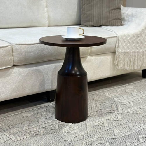 طاولة خدمة مفرد لون بني