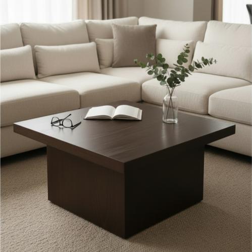 طاولة ضيافة خشب بني بتصميم - أنيق وفاخر kf