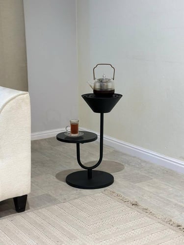 طاولة خدمة مع موقد شكل مودرن عملية وفاخرة *winter...