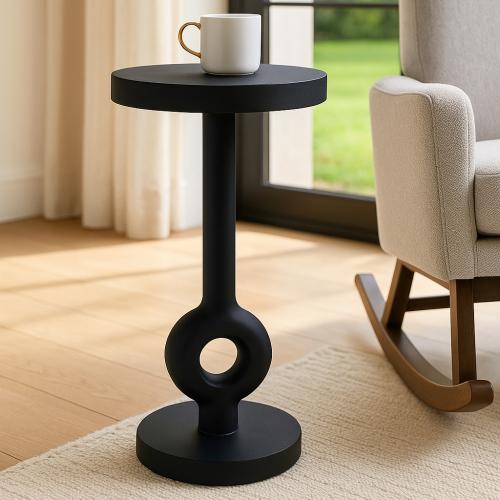 طاولة خدمة مفرد لون أسود