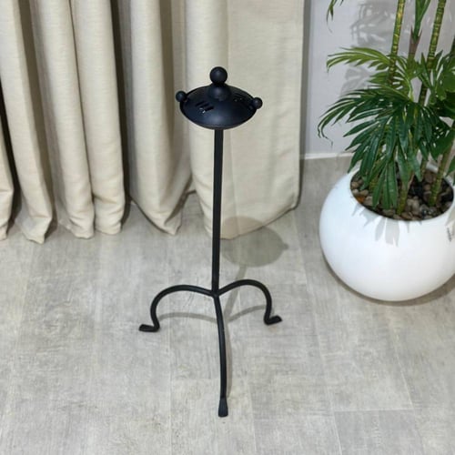 طقم مبخرة لون أسود 2 قطع