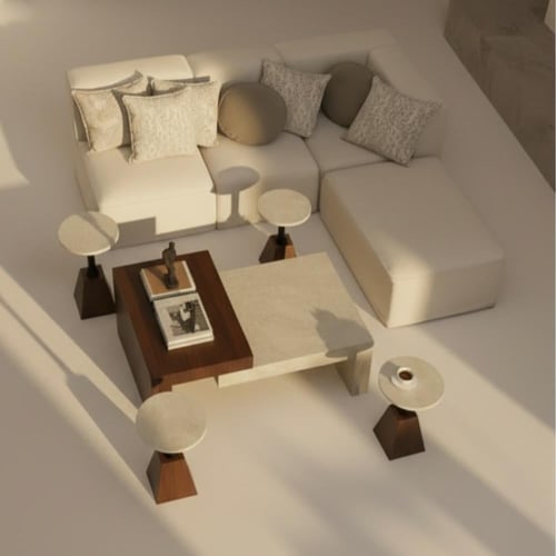 طقم طاولة ضيافة مع 4 خدمة سطح بديل الرخام مع سنديا...