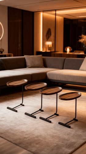 طقم طاولة خدمة 4 حبة عصرية * LU توصلك قبل العيد دا...