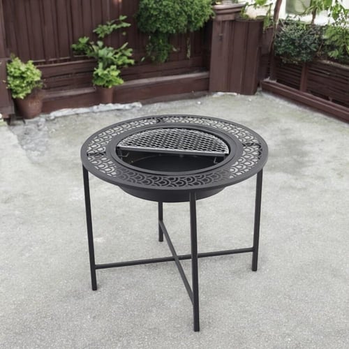 منقل شوي حديد شكل دائري *winter