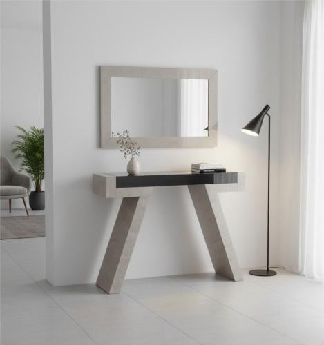 مدخل بديل رخام مع سطح زجاج أسود - بتصميم فاخر وأني...