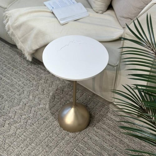 طاولة خدمة بسطح رخام