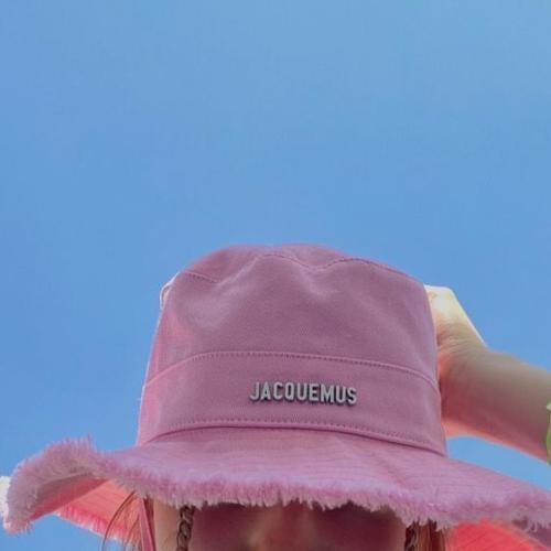 Pink Jacquemus Hat
