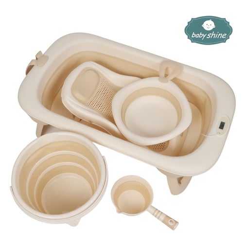 مجموعة استحمام الطفل خمس قطع الوان متعددة