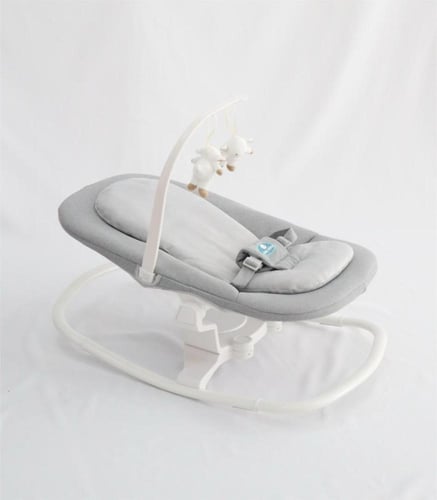 جلاسات أطفال بقواعد حديد قابلة للاهتزاز - أبيض ورم...