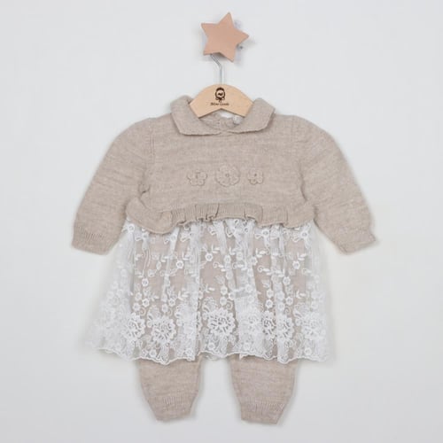 ميني جنتل طقم أفرول بناتي قماش تريكو - 5 قطع - من...