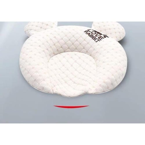 وسادة مواليد مع غطاء خارجي قابل للغسيل - بيج