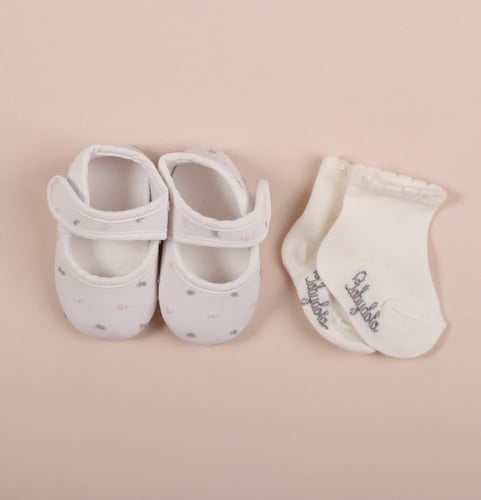 بيبي دول طقم استقبال مواليد بنات قطن - 11 قطعة - م...