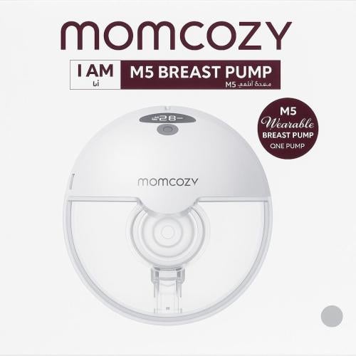 مومكوزي - مضخة ثدي كهربائية محمولة إم 5 مضخة واحدة