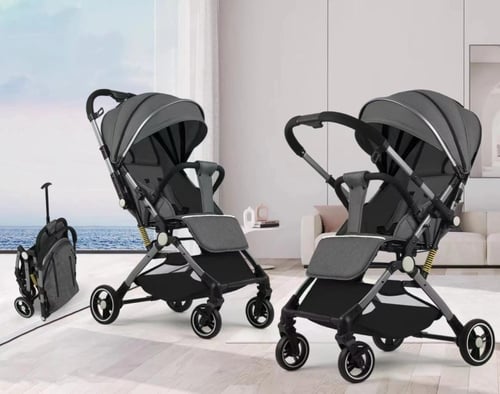 عربية أطفال قابلة للطي لتسمح بدخول الطائرة مع قياد...