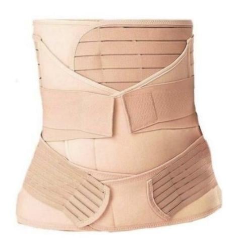 بيبي شاين مشد البطن للأم - قماش مطاطي - بيج