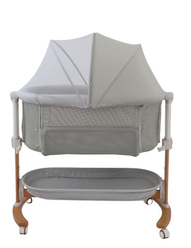 نكست تو مي سرير بارتفاع قابل للتعديل وشبكة تهوية -...