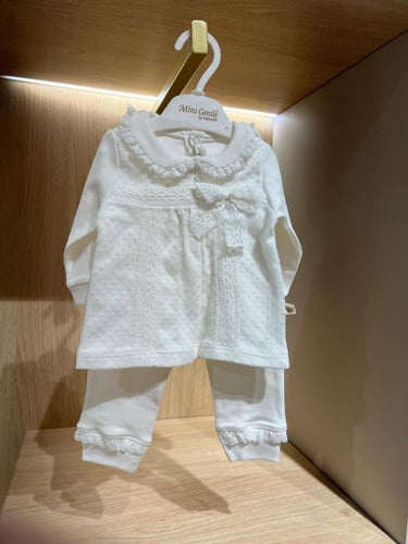 بيجاما بناتي حتى عمر 6 شهور الوان سومو رمادي و اوف...