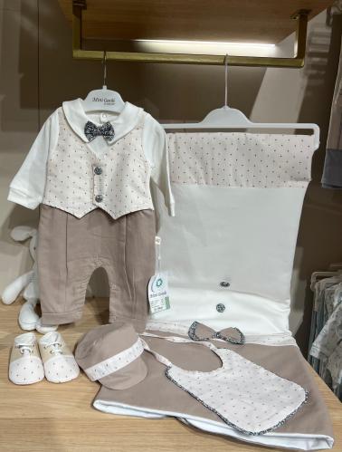 طقم مواليد ولادي 5قطع – ستايل أوروبي (0-3 شهور) بي...