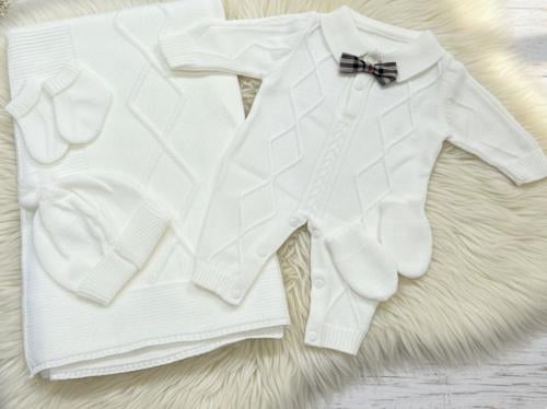 ميني جنتل طقم تريكو ولادي من التريكو - 5 قطع - 0 -...