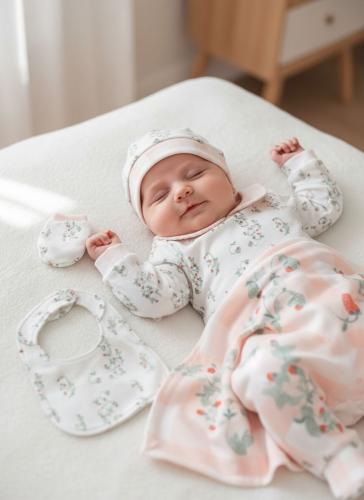 طقم مواليد بنات 6 قطع من عمر 0 الى ثلاث اشهر الوان...