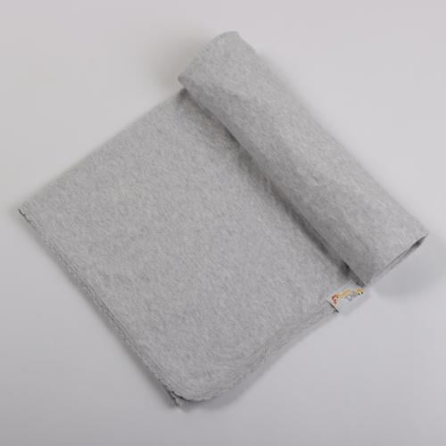 بيبي دول مهاد مواليد قطن سادة مقاس 95x85 سم - فضي