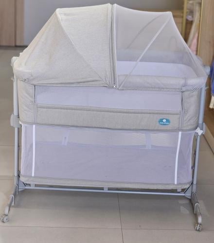 نكست تو مي سرير ماركة بيبي شاين مع ناموسية ومحبس-...