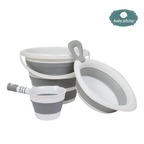 مجموعة استحمام الطفل خمس قطع الوان متعددة