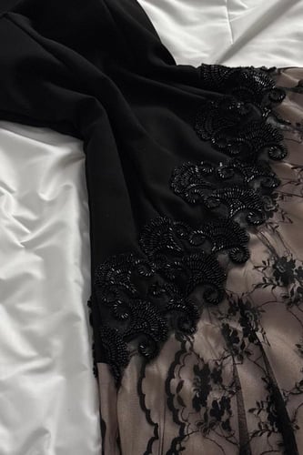 فستان سهره اسود دانتيل