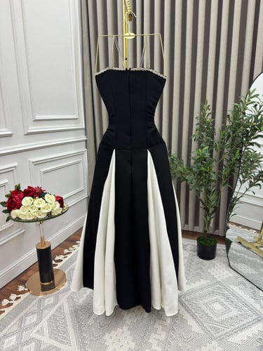 فستان شادن العيد اسود