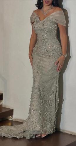 فستان سهره اخضر تيفاني